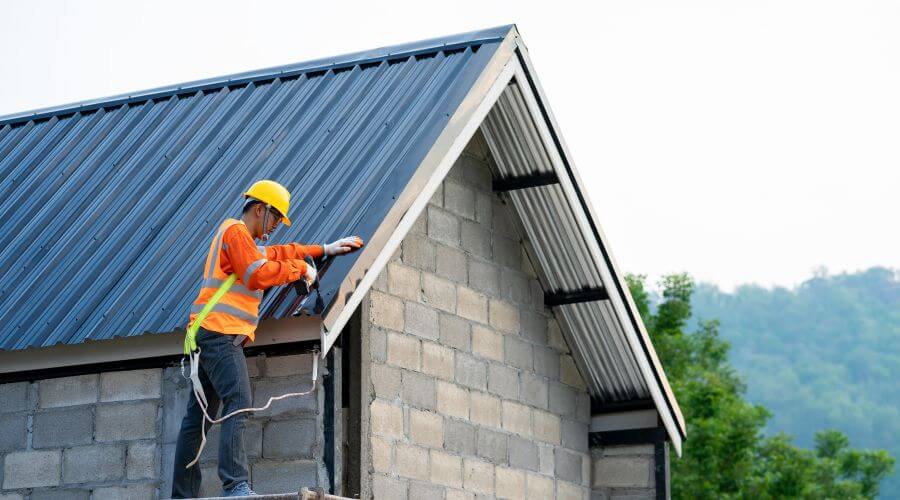 Professional metal roof installation in Saint Paris, OH